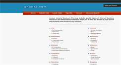 Desktop Screenshot of anonar.com